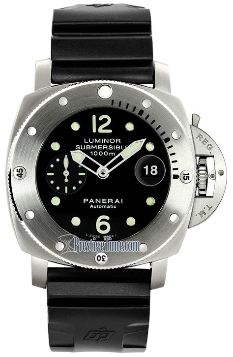 pam00243 Panerai Luminor Submersible 1000M 44mm Mens Watch